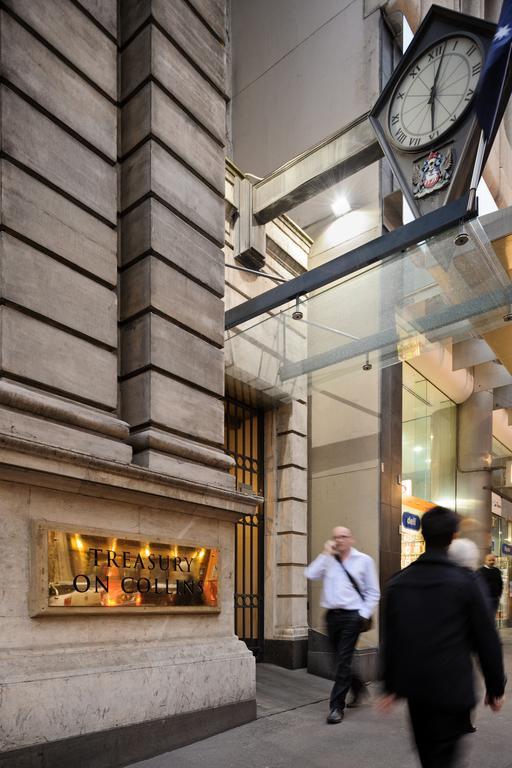 Hotel Treasury On Collins Melbourne City Exterior foto